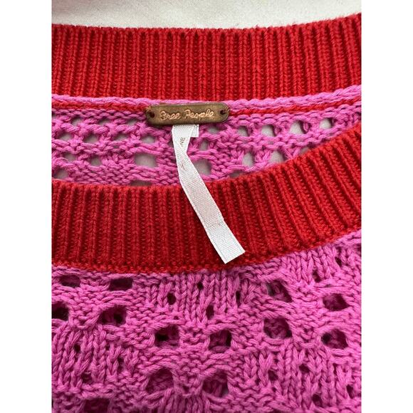 Free People Home Run Cropped Sweater XS - Picture 5 of 5